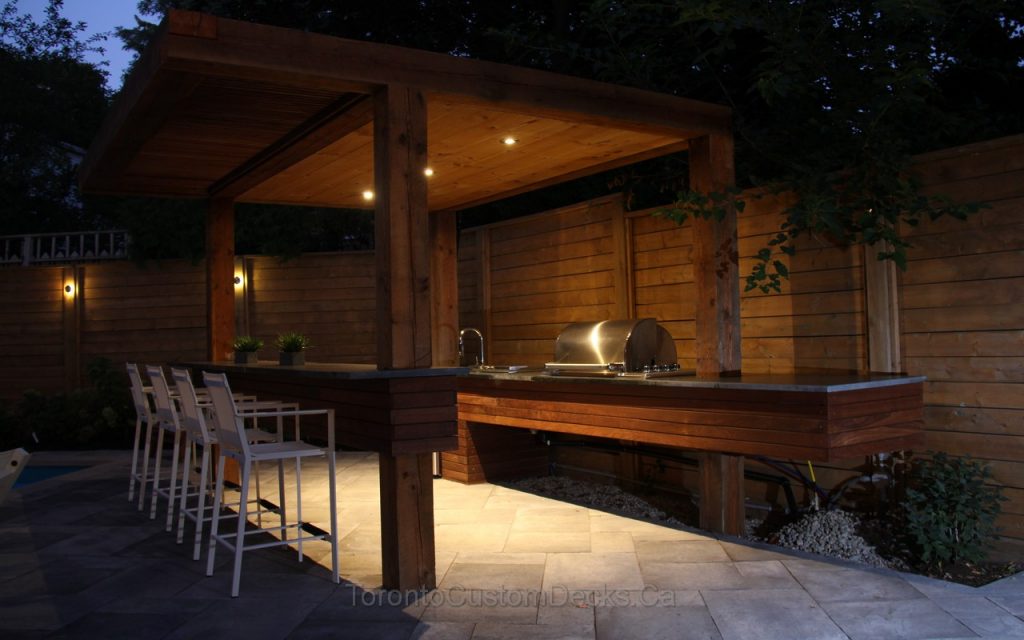 Fulllandscapingprojectpooloutdoorkitchen_29 Toronto Custom deck